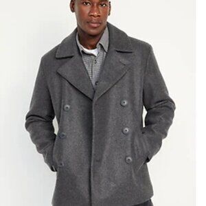 Old Navy Charcoal Peacoat for Men
